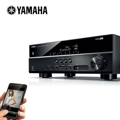 雅马哈（Yamaha）RX-V379 家庭影院 AV功放 5.1声道数字功率放大器 蓝牙/支持4K超高清(金色)