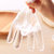 加厚透明一次性手套批发餐饮食品烘焙薄膜手套(默认 200只(0.6g/只）)第3张高清大图