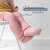 秋冬季点胶护膝长筒毛圈两件套宝宝护膝婴儿护腿爬行袜子套装居家儿童地板袜(粉色 s（0-1岁）)第4张高清大图