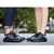 耐克女鞋Nike max90全掌气垫跑步鞋皮面情侣款休闲运动跑鞋(全黑白皮面)第5张高清大图