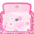 韩版时尚斜挎包儿童包包女童迷你小包包可爱公主女孩单肩包帆布(粉红色)第4张高清大图