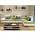 现代简约布艺沙发可拆洗大小户型转角客厅多人沙发组合家具(淡黄色 单位+双位+贵妃位3.2米)第2张高清大图