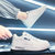 2021秋季板鞋耐磨潮流百搭个性休闲防臭透气小白鞋时尚平底男士鞋(白色 40)第2张高清大图
