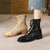 CaldiceKris （中国CK）女蕾丝网甜美后拉链舒适凉靴CK-X9008(黑色 35)第5张高清大图