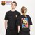 巴塞罗那足球俱乐部官方商品丨巴萨新款球员印号球衣T恤 梅西球迷(巧克力色 3XL)第2张高清大图