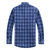 【加绒加厚】商务休闲格纹柔软男士保暖长袖衬衫(蓝色 170)第2张高清大图