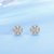 CRD克徕帝 繁星 18K金钻石耳钉 星空系列奢华群镶钻石耳钉 E0185B/E0185第3张高清大图
