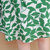 VEGININA 韩版收腰印花显瘦雪纺连衣裙 3224(绿色 XXL)第5张高清大图