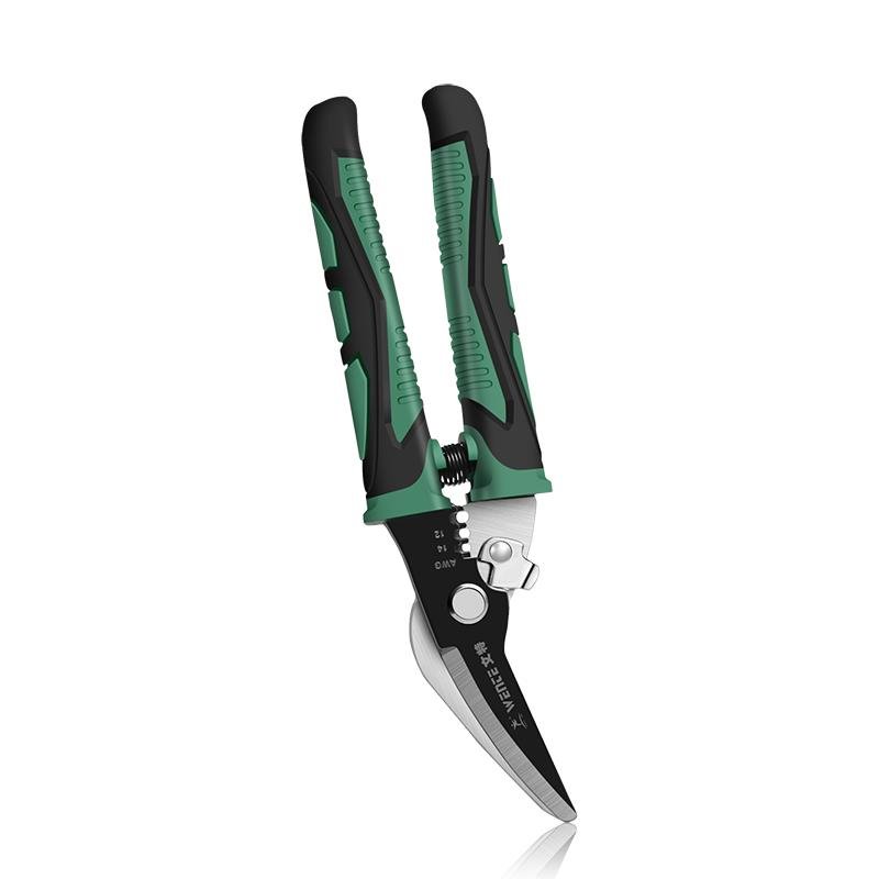 德国进口绿林铁皮剪刀工业剪不锈钢板强力多功能剪子1012寸德国多功能