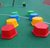 俊采云JYCP67幼儿园感统训练器材儿童亲子游戏玩具塑料百变走墩训练走桩梅花桩8个/件（单位：件）(红色 JYCP67)第4张高清大图