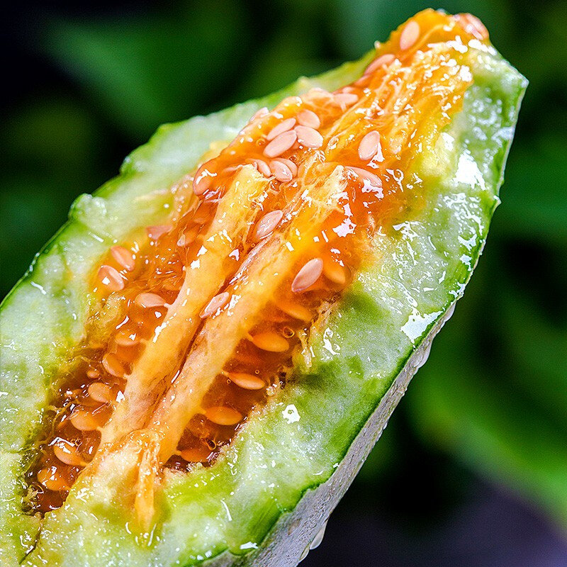 新鲜应季水果山东羊角蜜甜瓜5斤装单果250g起