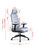 jizoo人体工学办公椅电脑椅家用舒适久坐转电竞椅子升降护腰乳胶(红色无头枕)第5张高清大图