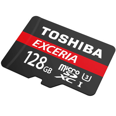 东芝（TOSHIBA）128GB 90MB/s TF(micro SD) 存储卡 UHS-I U3 Class10 高速存储卡 支持4K拍摄 内存卡 存储卡 tf卡   【真快乐自营 品质保证】东芝高端工艺精心打造，高达90MB/s的读取速度【新老包装随机发货】