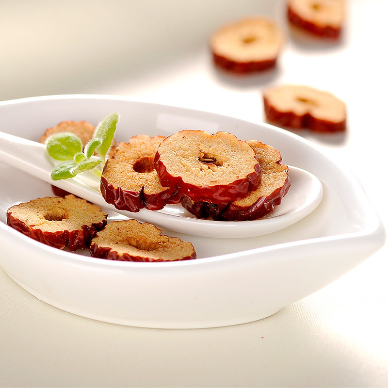 味滋源红枣圈120g新疆红枣片酥脆无核干红枣圈120g