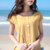 2018夏季新款女装温柔风气质黄白条纹显瘦单排扣ins超火的连衣裙性感(黄色)(L)第5张高清大图