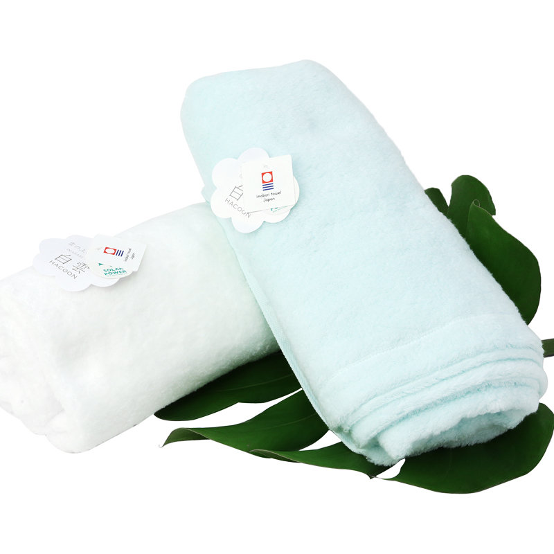 日本直采 白云今治毛巾森商事白云全棉擦手巾 毛巾 浴巾(大浴巾白)