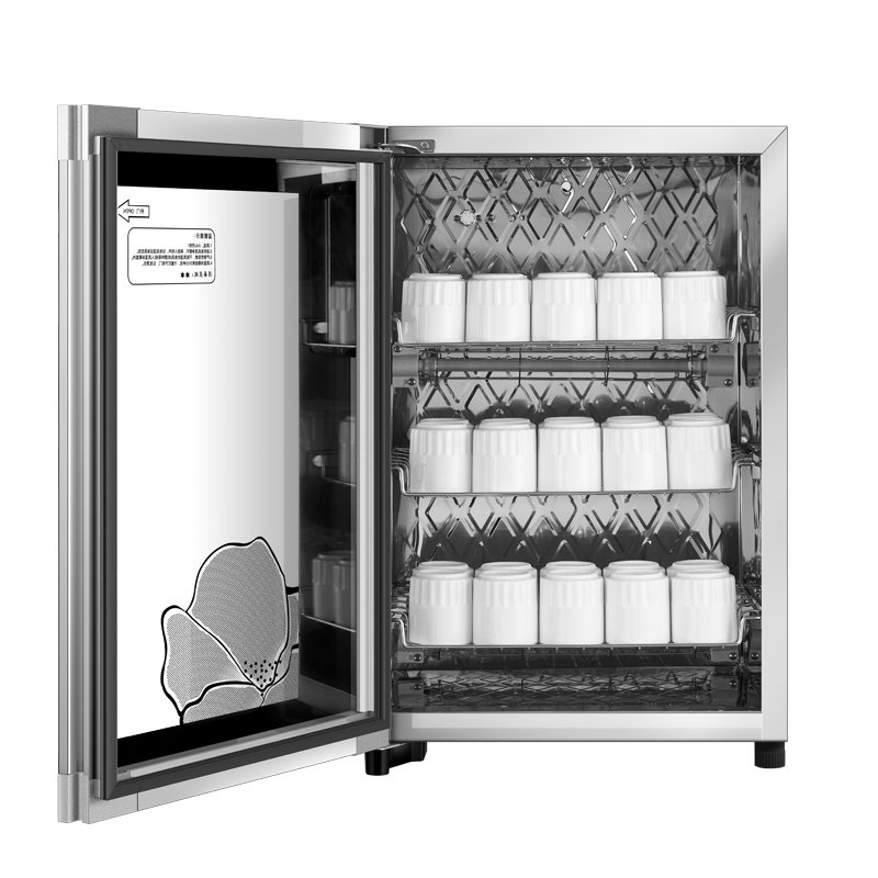 办公室用二星级高温小型迷你台式碗筷家用餐具消毒碗柜68g1小型消毒柜