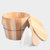 蒸尚美木制蒸米饭饭桶厨房家用杉木大小木桶蒸笼竹制蒸格蒸饭木桶(35厘米(提手盖子))第4张高清大图
