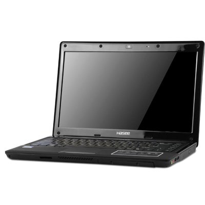 神舟（HASEE）优雅A400-D2500D214英寸基础商务笔记本电脑（双核D2500 2G 320G DVD刻录 802.11b/g/n无线网卡 内置130W摄像头）黑色
