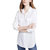 时尚休闲宽松白衬衫女2021秋新款设计感上衣OL气质长袖雪纺衬衣夏(白色 S)第5张高清大图