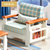 冬巢 地中海实木沙发组合橡木现代简约贵妃布艺沙发小户型客厅整装家具(默认颜色 1+2+3沙发(无茶几))第3张高清大图