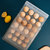 日本鸡蛋盒保鲜收纳盒冰箱鸡蛋盒子厨房蛋盒架托家用神器整理储物(单个装【双层可放32个鸡蛋】 默认版本)第4张高清大图