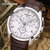 天梭手表 防水100米男表 库图系列六针计时运动男士钢带皮带腕表(T035.617.16.031.00)第2张高清大图