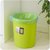 垃圾桶 创意大号办公室无盖垃圾篓塑料桌面厨房 卫生间垃圾桶家用(小号绿色)第3张高清大图