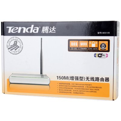 腾达（TENDA）W311R v2 150M无线路由器【真快乐自营，品质保证】【支持流量分配及64/128位WEP数据加密】