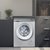 西门子10公斤洗衣机全自动 家用变频 智能除渍 滚筒洗衣机WB45VM080W(银色 10kg)第2张高清大图