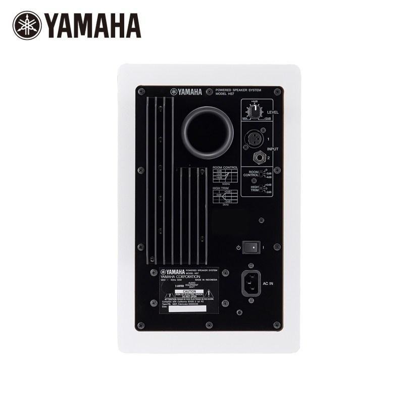 yamaha/雅马哈 hs7 7寸有源工作室监 听音箱 白色(单只)(黑色)