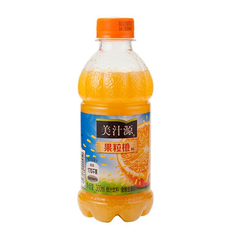 美汁源minutemaid果粒橙果汁饮料300ml12瓶整箱装可口可乐公司出品果