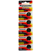 松下（Panasonic）CR-1620/5BC 电池 3V纽扣式锂电池 5粒卡装