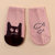 牛奶朋友 秋冬韩版宝宝时尚保暖袜子卡通新生儿可爱儿童袜子(小猫粉色 均码3-24个月)第2张高清大图