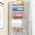 索尔诺创意冰箱架挂架侧壁挂架 厨房收纳置物架调味料架整理架子Z623(白 置物架Z623)第2张高清大图