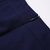 名师路2017春装新款纯色藏蓝色开衩修身半身裙褶皱中长款A字裙(藏青色 XL)第5张高清大图