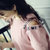 韩都衣舍2017韩版女装夏装新款印花性感肩部镂空五分袖T恤NJ6400(白色 L)第4张高清大图