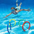 儿童潜水学游泳课训练班环男女宝宝水里玩具用品小孩水下戏水水上(玫红色)第4张高清大图