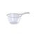 家用厨房水瓢加厚塑料水勺洗澡舀水勺水漂舀子长柄创意洗头水勺子(带嘴款透明)第5张高清大图