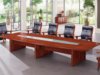巢湖新雅 XY-A101 木制油漆会议桌洽谈桌(4米会议台)