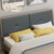 拉斐曼尼 BSA011 北欧风格实木床简约现代1.8米主卧软靠背床双人床(图片 床+床头柜+床垫)第3张高清大图