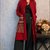 红裳女装 民族风红色大衣外套汉服外套 夏季复古文艺大衣外套 21904(S)第2张高清大图