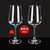 爱舒贝红酒杯套装家用醒酒器欧式大号玻璃6只装葡萄酒杯架高脚杯酒具4个S(魅影款350ml(4个))第2张高清大图
