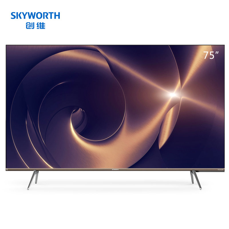 创维skyworth75q3075英寸4k超高清hdraiot物联网232g智慧屏防蓝光电视