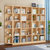 实木书架书柜带门自由组合现代书橱置物架落地儿童松木格子储物柜(0.6-0.8米宽 A款转角)第3张高清大图
