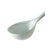 家用小麦秆塑料大号汤勺简约素色长柄稀饭勺多用途厨房餐具汤勺(咖啡色（小号）)第4张高清大图