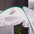 黛丝丹奴新款蒙古包拉链免安装魔术蚊帐家用1.5米床双人1.8m加密加厚(夏日 白 1.8mx2m)第3张高清大图