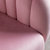 北欧极简客厅铁艺老虎椅凳  轻奢绒布扶手单人沙发椅(设计师轻奢-阿鲁八粉)第3张高清大图