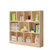 华杭 储物柜幼儿园储物柜整理柜置物架实木储物柜 HH-ZLG1045(本色 木质)第3张高清大图