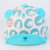 牛奶朋友宝宝帽子春秋季男女儿童棒球帽北极熊婴儿鸭舌帽(蓝色 50号帽围（49-51cm）)第2张高清大图